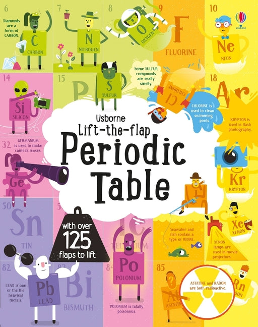 Lift-The-Flap Periodic Table -- Alice James, Board Book