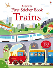 First Sticker Book Trains by Taplin, Sam