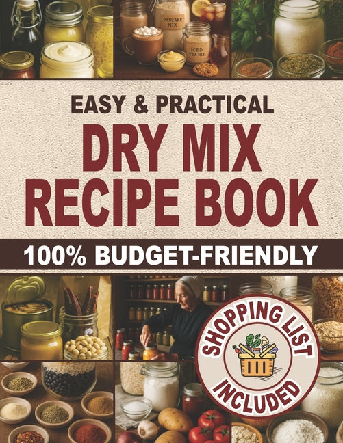 Easy & Practical Dry Mix Recipe Book: 100% Budget-Friendly Homemade Recipes to Stock Up for Long-Term Storage & Shop Only Once a Month to Enjoy Stress -- Gerald Hunt, Paperback