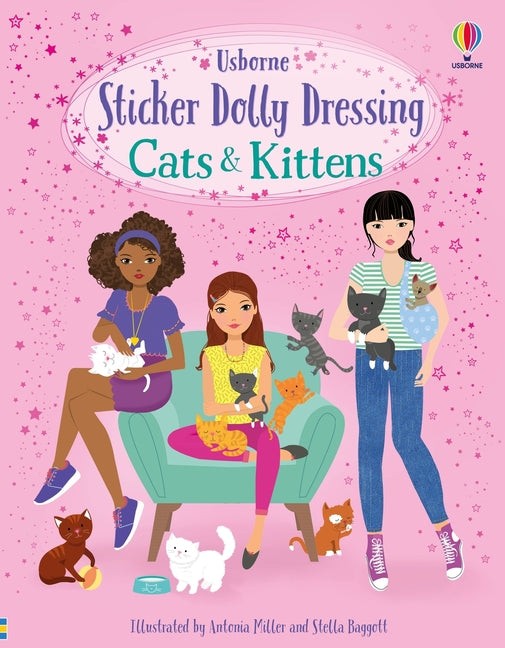 Sticker Dolly Dressing Cats and Kittens -- Lucy Bowman, Paperback