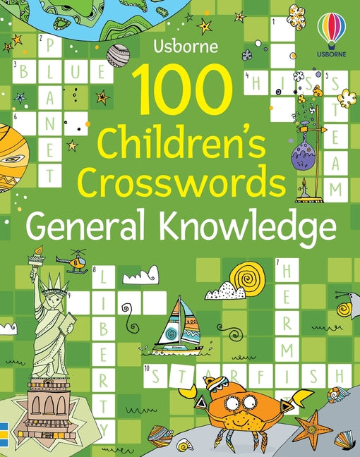 100 Children's Crosswords: General Knowledge -- Phillip Clarke, Paperback