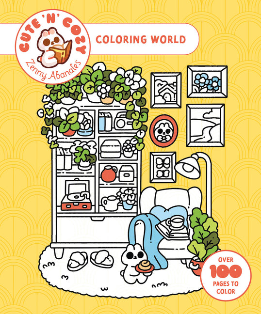 Cute' N' Cozy Coloring World -- Zenny Abanales, Paperback