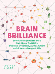 Brain Brilliance: 60 Nourishing Recipes and a Nutritional Toolkit for Dyslexia, Dyspraxia, Adhd, Autism and All Neurodivergent Kids by Miller, Lucinda