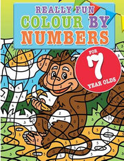 Really Fun Colour By Numbers For 7 Year Olds: A fun & educational colour-by-numbers activity book for seven year old children by MacIntyre, Mickey