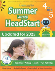 Summer Learning HeadStart, Grade 4 to 5: Fun Activities Plus Math, Reading, and Language Workbooks: Bridge to Success with Common Core Aligned Resourc by Summer Learning Headstart, Lumos