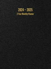 2024 - 2025 2-Year Monthly Planner: 24-Month Calendar (Black) - Large by Anderson, I. S.