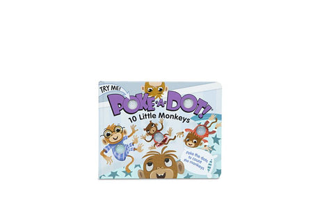 Poke-A-Dot: 10 Little Monkeys -- Melissa & Doug, Hardcover