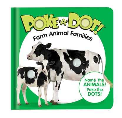 Poke-A-Dot: Farm Animal Families -- Melissa & Doug, Board Book