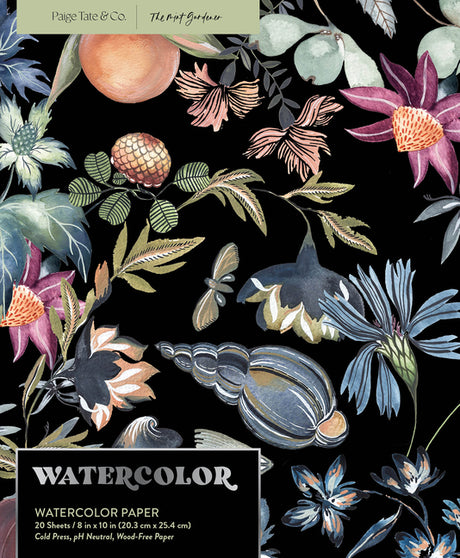 Watercolor Notepad: 20 Sheets / 40 Pages of Watercolor Paper, 8x10 In, 200 Gsm, (Bleed-Proof Framing Water Color Paper) -- Sarah Simon, Other