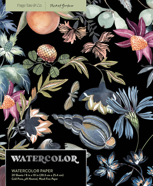 Watercolor Notepad: 20 Sheets / 40 Pages of Watercolor Paper, 8x10 In, 200 Gsm, (Bleed-Proof Framing Water Color Paper) -- Sarah Simon, Other