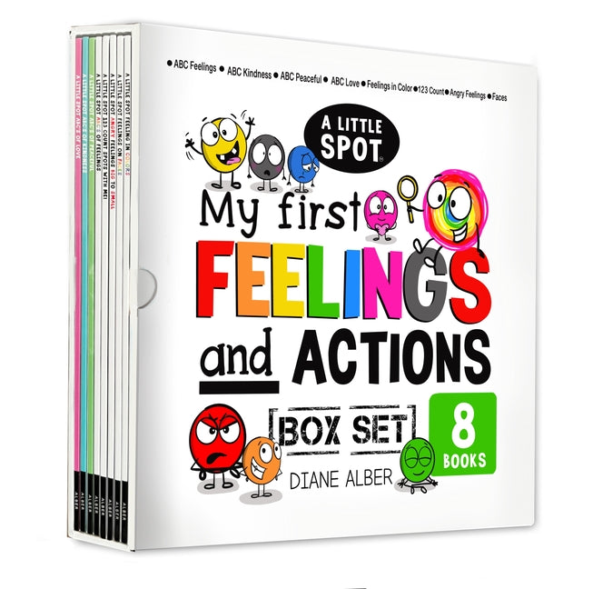 A Little Spot My First (Toddler, Preschool and Kindergarten) Feelings and Actions Box Set (ABCs of Feelings, ABCs of Kindness, ABCs of Peaceful, ABCs -- Diane Alber, Paperback
