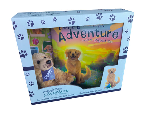 Poppy's First Adventure Book and Poppy Plush by