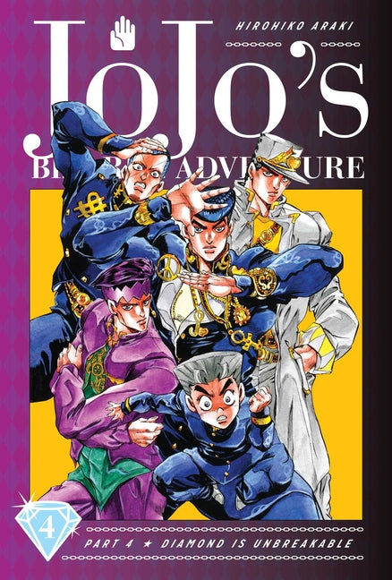 Jojo's Bizarre Adventure: Part 4--Diamond Is Unbreakable, Vol. 4 -- Hirohiko Araki, Hardcover