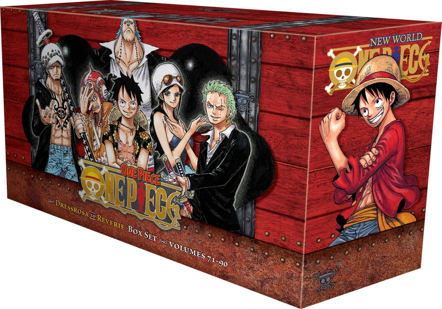One Piece Box Set 4: Dressrosa to Reverie: Volumes 71-90 with Premium -- Eiichiro Oda, Paperback