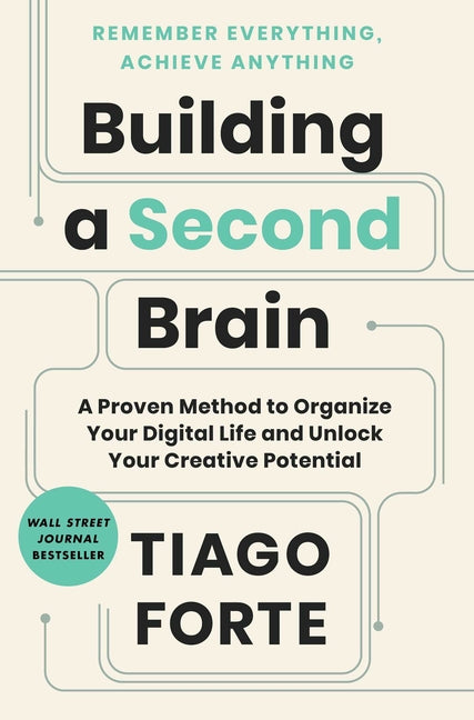 Building a Second Brain: A Proven Method to Organize Your Digital Life and Unlock Your Creative Potential -- Tiago Forte, Hardcover