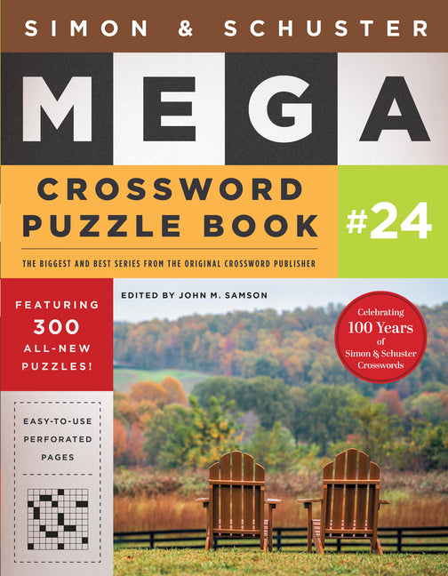 Simon & Schuster Mega Crossword Puzzle Book #24 by Samson, John M.