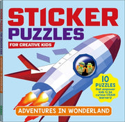 Sticker Puzzles for Creative Kids; Adventures in Wonderland: 10 Puzzles That Empower Kids to Be Curious Steam Learners by Gakken Early Childhood Experts
