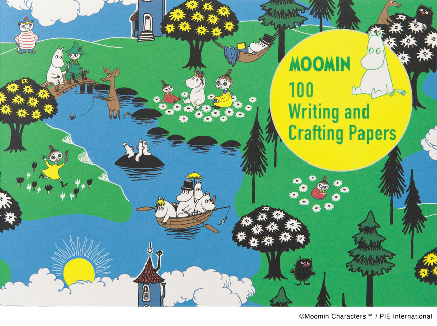 Moomin 100 Writing & Crafting Papers -- Pie International, Paperback