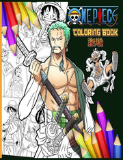 Epic One Piece Coloring Book: Adventures with Luffy's Gear Five & Zoro Samurai Enma Sword by D'Avis Nina, Morgana