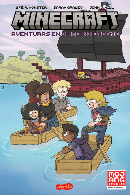 Minecraft Oficial: Aventuras En El Reino Eterno (Cómic) (Official Minecraft: Adv: (Official Minecraft: Adventures in the Eternal Realm (Comic Book) - -- Sfé R. Monster, Paperback