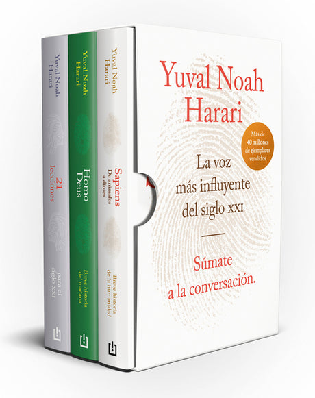 Estuche Harari (Contiene: Sapiens; Homo Deus; 21 Lecciones Para El Siglo XXI) / Yuval Noah Harari Books Set (Sapiens, Homo Deus, 21 Lessons for 21st C -- Yuval Noah Harari, Boxed Set
