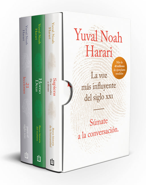 Estuche Harari (Contiene: Sapiens; Homo Deus; 21 Lecciones Para El Siglo XXI) / Yuval Noah Harari Books Set (Sapiens, Homo Deus, 21 Lessons for 21st C -- Yuval Noah Harari, Boxed Set