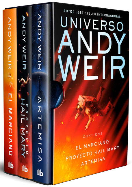 Universo Andy Weir (Edición Estuche: El Marciano / Proyecto Hail Mary / Artemisa) / Andy Weir Universe (Box Set: The Martian / Project Hail Mary / Art -- Andy Weir, Paperback