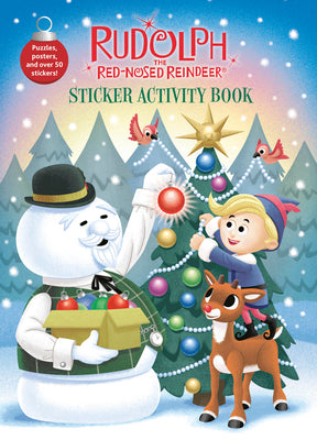 Rudolph the Red-Nosed Reindeer Sticker Activity Book -- Golden Books, Paperback