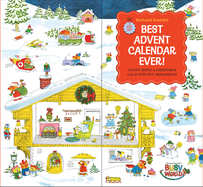 Richard Scarry's Best Advent Calendar Ever!: Count Down to Christmas with 25 Pop-Out Ornaments; Activity Book and Keepsake -- Richard Scarry, Other