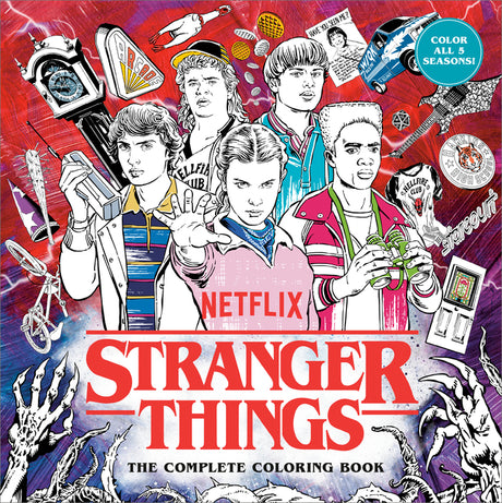 Stranger Things: The Complete Coloring Book (Color All Five Seasons!) -- Netflix, Paperback