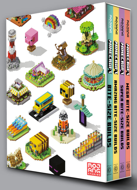 Minecraft: Bite-Size Builds Collection 4-Book Boxed Set: Minecraft: Bite Size-Builds, Minecraft: Amazing Bite-Size Builds, Minecraft: Super Bite-Size by Mojang Ab