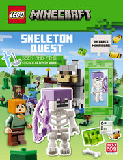 Skeleton Quest (Lego Minecraft): A Seek & Find Sticker Activity Book by Random House