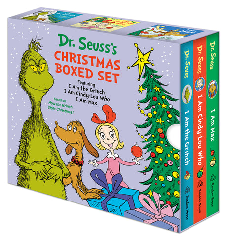 Dr. Seuss's Christmas 3-Book Boxed Set: I Am the Grinch, I Am Cindy-Lou Who; I Am Max: Based on How the Grinch Stole Christmas -- Dr Seuss, Hardcover