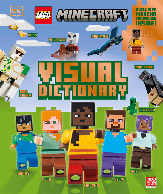 Lego Minecraft Visual Dictionary: With an Exclusive Lego Minecraft Minifigure by Dowsett, Elizabeth