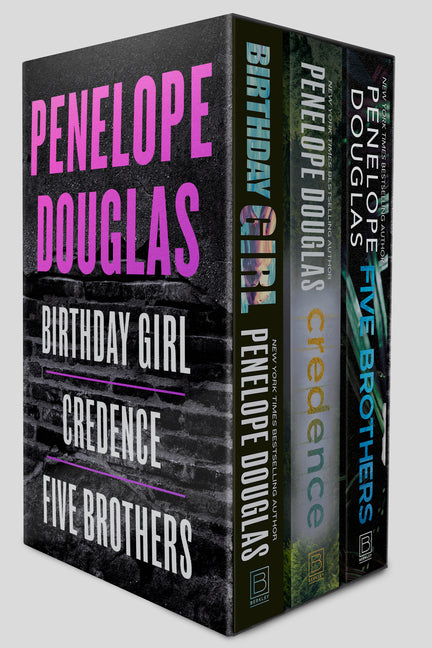 Penelope Douglas 3-Book Boxed Set: Birthday Girl, Credence, and Five Brothers -- Penelope Douglas, Paperback