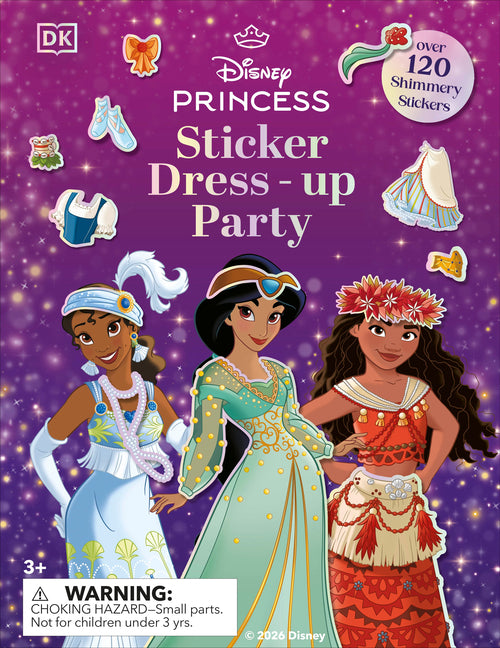 Disney Princess Sticker Dress Up Party -- DK, Paperback
