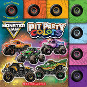 Pit Party Colors (Monster Jam Interactive Board Book with Tabs) by Aveling, Marisa