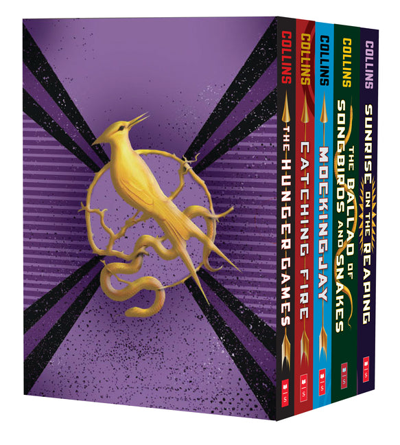 Hunger Games 5-Book Paperback Box Set (the Hunger Games, Catching Fire, Mockingjay, the Ballad of Songbirds and Snakes, Sunrise on the Reaping) -- Suzanne Collins, Paperback