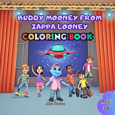 Buddy Mooney from Zappa Looney Coloring Book -- Alex Barone, Paperback