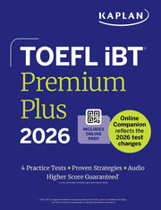 TOEFL IBT Premium Plus 2026 by Kaplan Test Prep