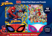Marvel Spider-Man: 3D Look and Find Book and Puzzle by Mawhinney, Art