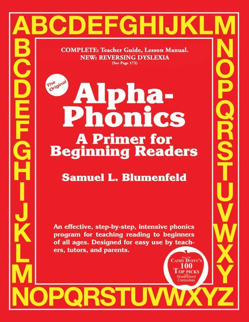 Alpha-Phonics: A Primer for Beginning Readers -- Samuel L. Blumenfeld, Paperback