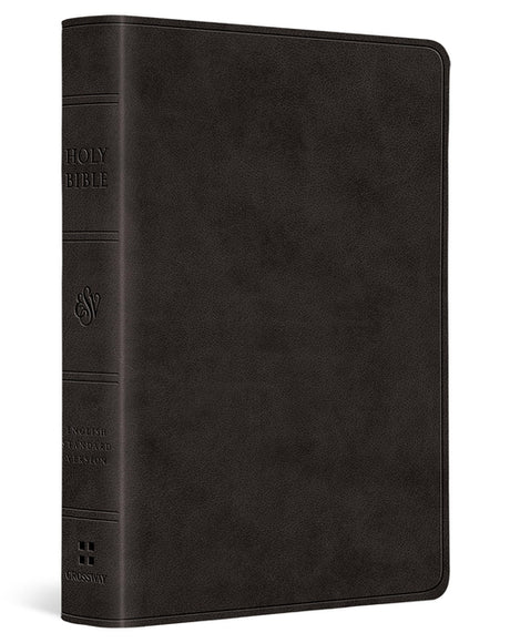 ESV Large Print Value Compact Bible, Red Letter (Trutone, Black) -- Esv Bibles, Bible