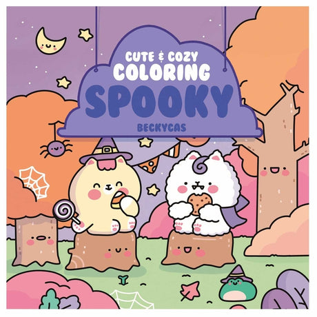 Cute & Cozy Coloring: Spooky -- Becky Cas, Paperback