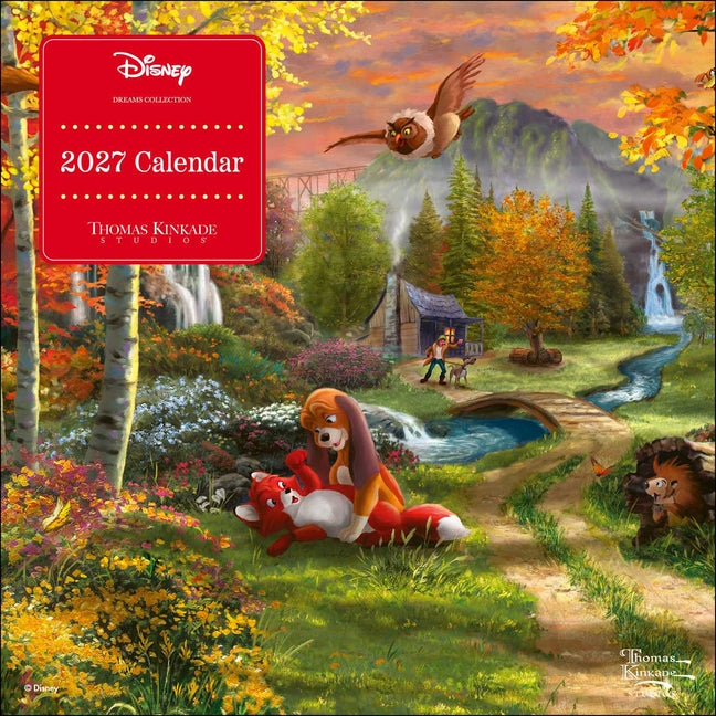 Disney Dreams Collection by Thomas Kinkade Studios 2027 Mini Wall Calendar -- Thomas Kinkade, Mini