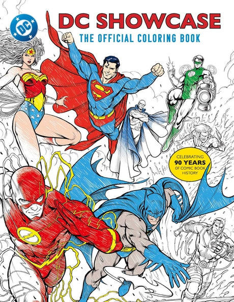 DC Showcase: The Official Coloring Book -- Insight Editions, Paperback
