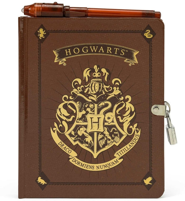 Harry Potter: Hogwarts Lock & Key Diary: Lock & Key Diary with Invisible Ink Pen -- Insight Editions, Hardcover