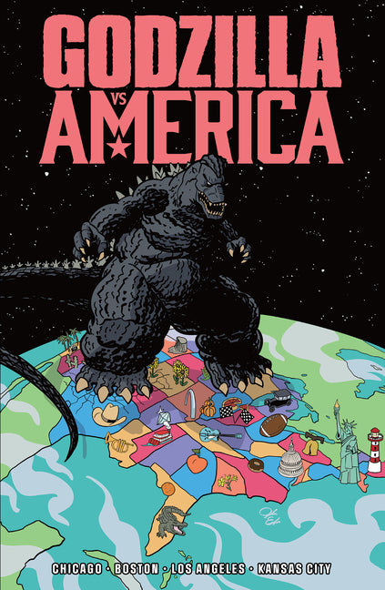 Godzilla vs. America: Boston, Chicago, Kansas City, Los Angeles -- Tim Seeley, Paperback