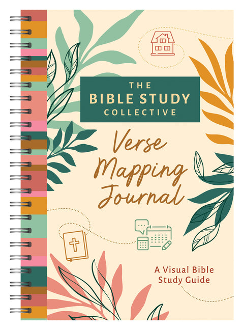 Bible Study Collective: Verse Mapping Journal: A Visual Bible Study Guide -- Compiled by Barbour Staff, Spiral