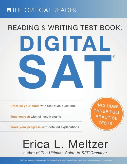 Reading & Writing Test Book: Digital SAT(R) -- Erica L. Meltzer, Paperback